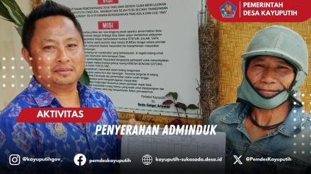 PENYERAHAN ADMINDUK